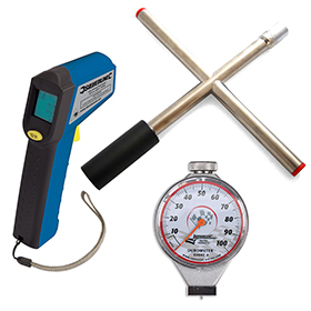 A set of aluminum keys for crimping AN IRP tips