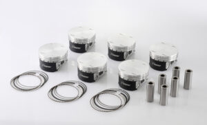 Forged pistons kit Wossner for Audi A6 S4 2.7 Bi-Turbo 81.00mm 8.5:1 2669cm