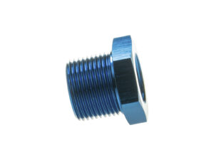 1/4 NPT Male to 1/8 NPT Female Reducer Pipe Bushing Hose Fitting Adapter Blue