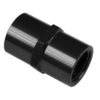 1/8 NPT to 1/8 NPT Straight Female Coupler Union Bush Oil Hose Fitting Adapter Black