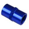 1/8 NPT to 1/8 NPT Straight Female Coupler Union Bush Oil Hose Fitting Adapter Blue
