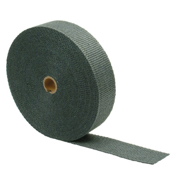 10116_76919 Black Glass Fiber Exhaust Wrap - 5cm x 30m (2" x 100') DEI-10116