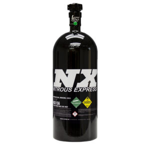 6.8kg (15Lb) Black Bottle W/ Lightning 500 Valve 6.89 Dia. X 20.19 Tall Nitrous Express NX11150B