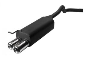 125-209 Sport muffler exhaust for SKODA Roomster 2006-2010 STANDARD HATCHBACK