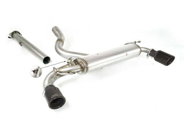 Sport muffler exhaust for TOYOTA Yaris GR 2020 HATCHBACK