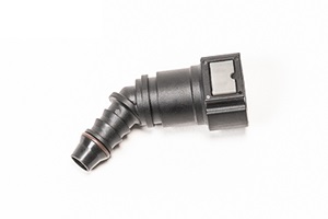 14-0704s 10mm SAE Female to 45DEG 3/8IN Barb Radium Engineering