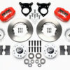 140-11018-R_kit-xl Wilwood 140-11018 FDL Pro Series Front Brake Kit Undrilled Rotors Red