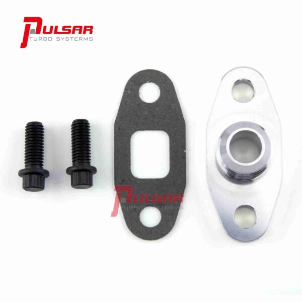 154378101psr2 Pulsar PSR Oil Drain Flange Install Kit for Precision Turbo T4/T67/T72/T76/T78