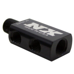 Compact Distribution Block W/Gauge Port Nitrous Express NX-16197S