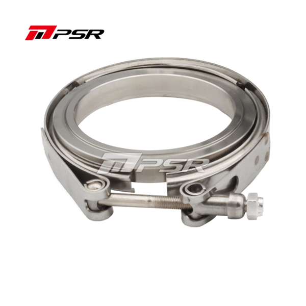 164342201psr1 Pulsar PSR Flange Clamp Kit Stainless Steel V Band T4 Divided 1.28A/R 4" OD Turbine Housing Outlet