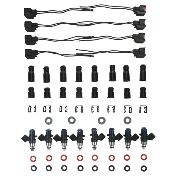 16U-LS-0700-8 DeatschWerks Matched set of 8 Injectors 700cc/min