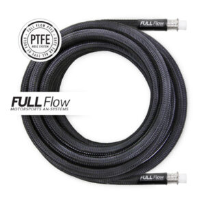 1875-83-820-02-000_01 Black Nylon PTFE Stainless Braided Fuel Hose AN6 Nuke Performance 1m (3.5ft)