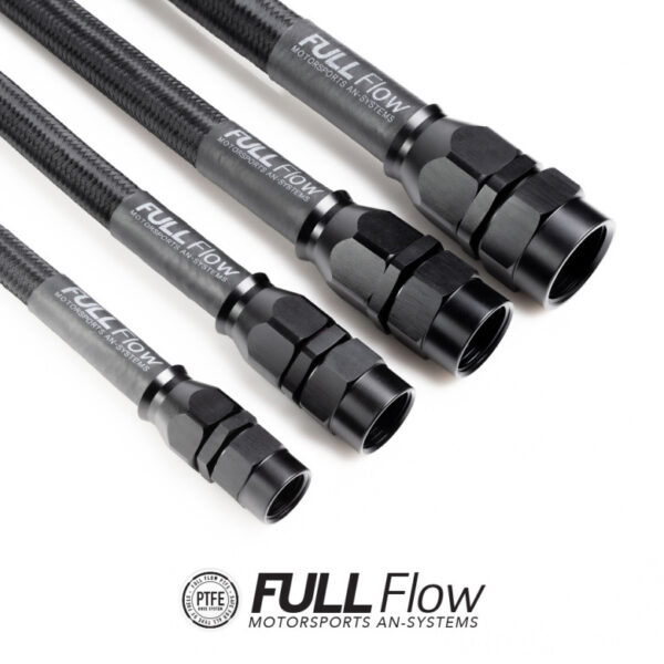 1878-82-820-02-000_3 Black Nylon PTFE Stainless Braided Fuel Hose AN6 Nuke Performance 2m (6.5ft)