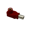 Ecumaster Connector RL00801-35RE; 8.0MM; RADLOK-35MM; Red