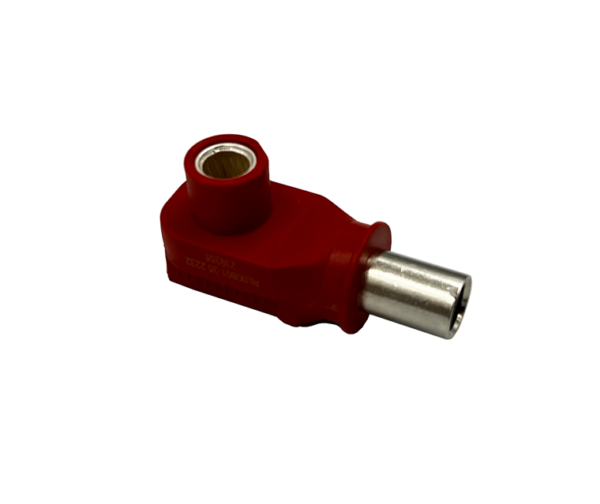 Ecumaster Connector RL00801-35RE; 8.0MM; RADLOK-35MM; Red