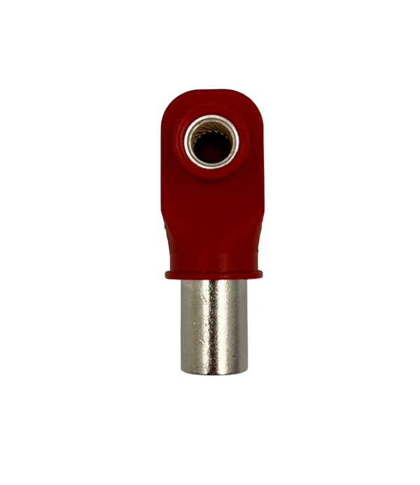 Ecumaster Connector RL00801-50RE; 8.0MM; RADLOK-50MM; Red