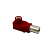 Ecumaster Connector RL00801-50RE; 8.0MM; RADLOK-50MM; Red