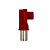 Ecumaster Connector RL00801-50RE; 8.0MM; RADLOK-50MM; Red