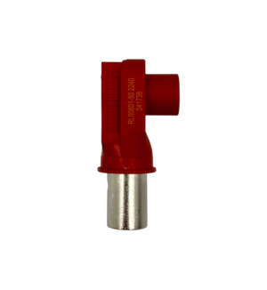 Ecumaster Connector RL00801-50RE; 8.0MM; RADLOK-50MM; Red