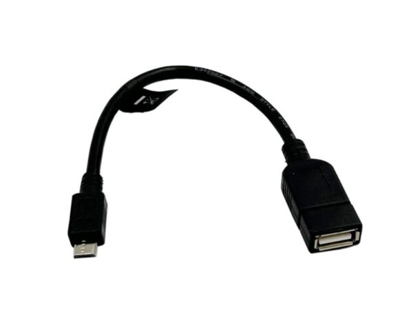 Ecumaster Kabel AA0035 OTG USB 2.0 USB A gniazdo USB B micro wtyk 0,2m czarny