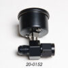 Fuel Pressure Gauge With 6AN Inline Adapter Radium Engineering