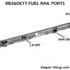Fuel Rail for Nissan RB26DETT Radium Engineering