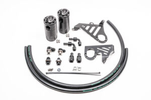20-0358-FL_1 Dual Catch Can Kit Radium Engineering for Ford Focus ST 2015-2018 Fluid Lock