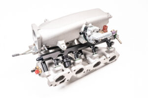 20-0359_installed Fuel Rail Top Feed Conversion Nissan SR20DET S14/S15 Radium Engineering
