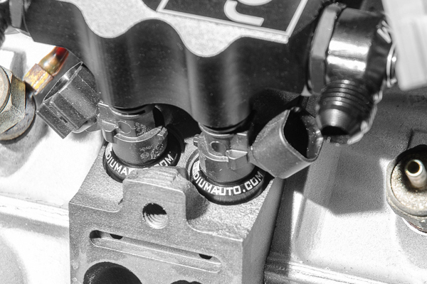 20-0445_Installed-6 Fuel Rail Top Feed Conversion for Mazda 13B Primary Radium Engineering