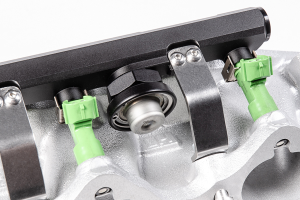 20-0458_Assembled FPD Adapter 8AN ORB 27mm Bore Radium Engineering