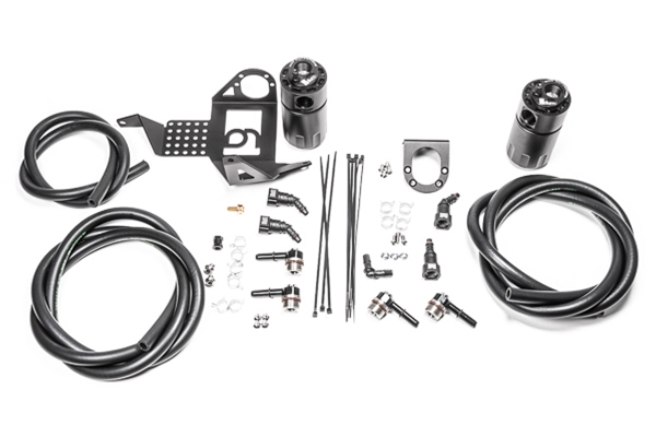 20-1338-FL Dual Catch Can Kit Radium Engineering for Mazda MX-5 Fluid Lock