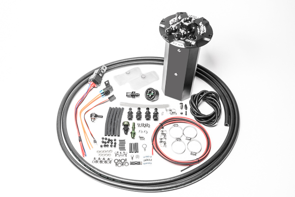 Fuel Hanger Surge Tank for Nissan 370Z Walbro GSS342 AEM 50-1200 Radium Engineering