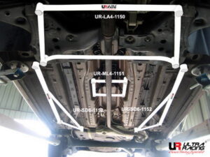 Floor Bars Ultra Racing for Fiat Grande Punto 8V 1.4 06+