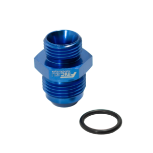 AN8 ORB Male To AN10 Male JIC Hose Fitting Adapter Blue