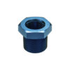 3/8 NPT Male to 1/4 NPT Female Reducer Pipe Bushing Hose Fitting Adapter Blue