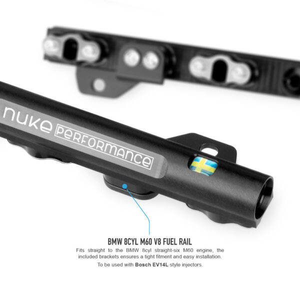 Nuke Performance Fuel Rail for BMW 8cyl M60/M62