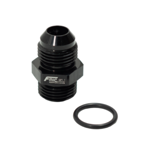 AN8 ORB Male To AN8 Male JIC Hose Fittng Adapter Black