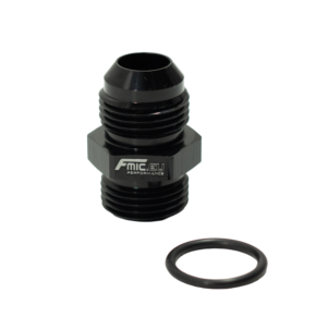 AN10 ORB Male To AN10 Male JIC Hose Fitting Adapter Black