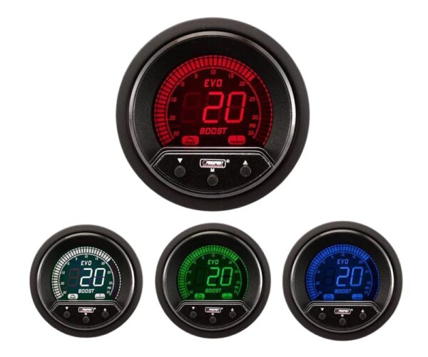 RTMG Performance 52mm Premium Evo Series Electrical Boost Gauge