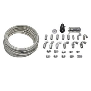 6-620 DeatschWerks Return Plumbing Kit PTFE 8AN Feed 6AN Return for Chevrolet and Cadillac 2016-2022