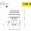 744323800psr3b Pulsar PSR New Generation Wastegate 38mm 2-Bolt External Wastegate Black