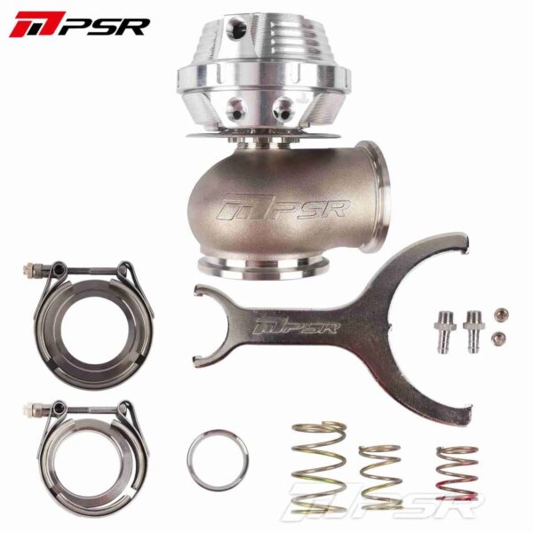 744325002psr1s Pulsar PSR New Generation Wastegate 50mm V-Band External Wastegate Silver
