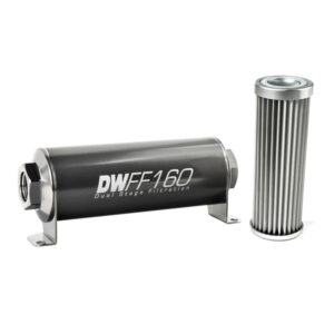 DeatschWerks In-Line Fuel Filter Kit -10AN Female 5 Micron 160mm