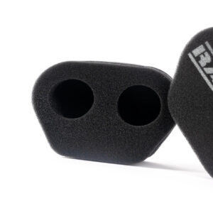 2x Twin Inlet Motorcycle Carb Sock Air Filter Ramair MS-007