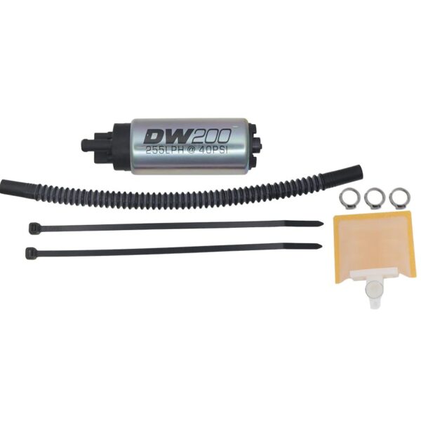Fuel pump DeatschWerks DW200 255lph for 2002-07 Harley Davidson Electra Glide 2004-07 Softails 2004-07 Road King 2006-07 Street Glide