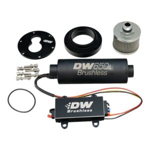 DeatschWerks In-Tank Pump Adapter and DW650iL Brushless 650lph Fuel Pump for 3.5L Surge Tank