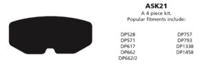ASK21 ASK21 Anti-squeal shim kits EBC Brakes