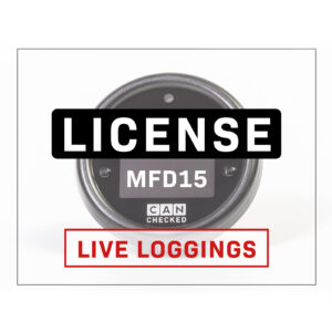 CC22622_01 CANchecked License Live Logging for MFD15 Gen2