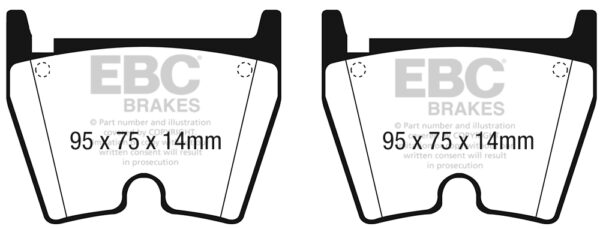 DP51513/2NDX Brake Pads BLUESTUFF NDX EBC Brakes