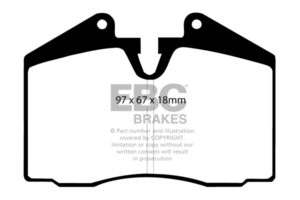 DP8612RPX Racing Brake Pads RP-X Racing EBC Brakes for FERRARI 348 F355 Porsche 911 944 968 456 550 575M LAMBORGHINI Diablo MASERATI Coupe Gransport Spyder 3200 GT 4200 Coupe 928 FERRARI 348 F355 Porsche 911 911 964 944 968 456 550 575M LAMBORGHINI Diablo